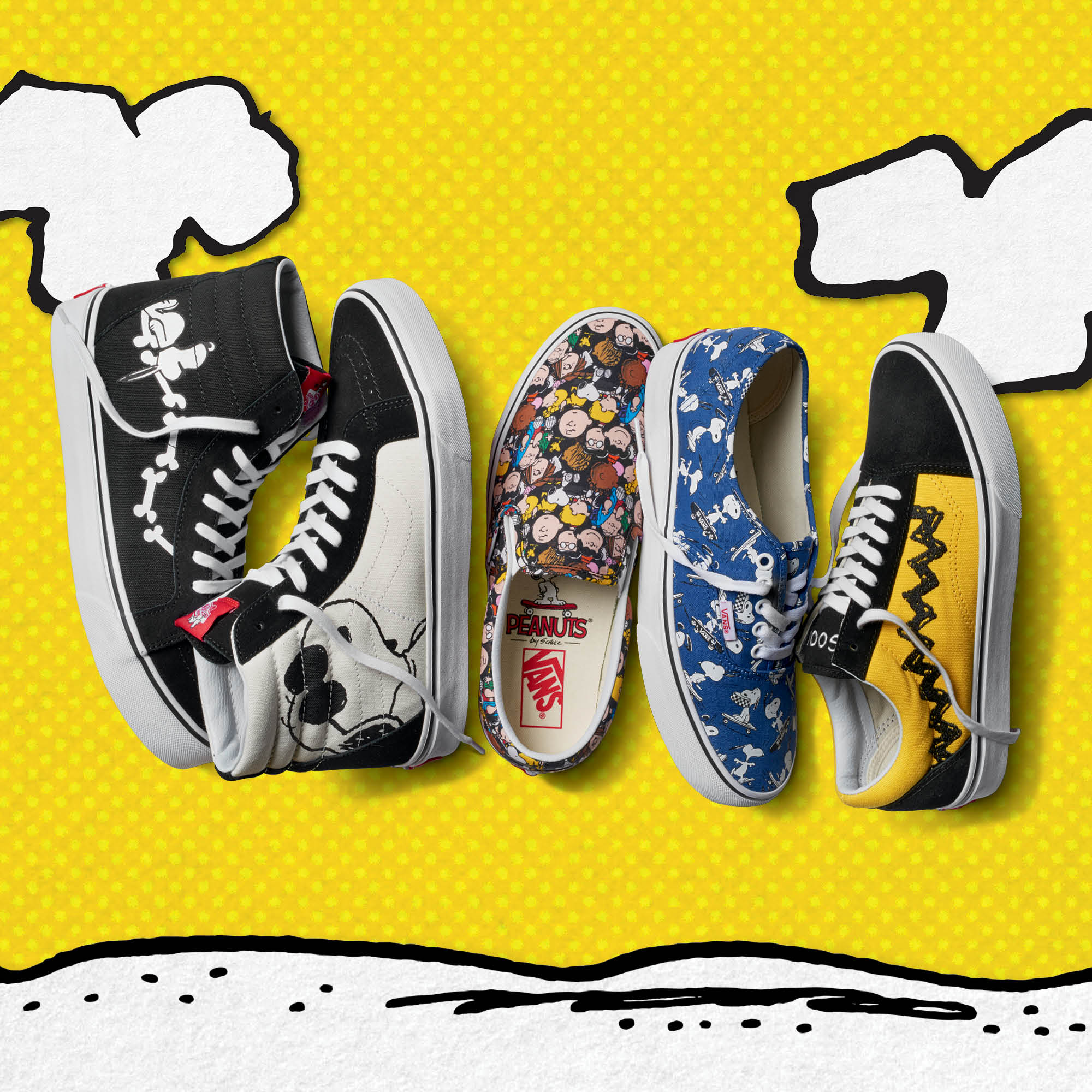 sweat vans x peanuts